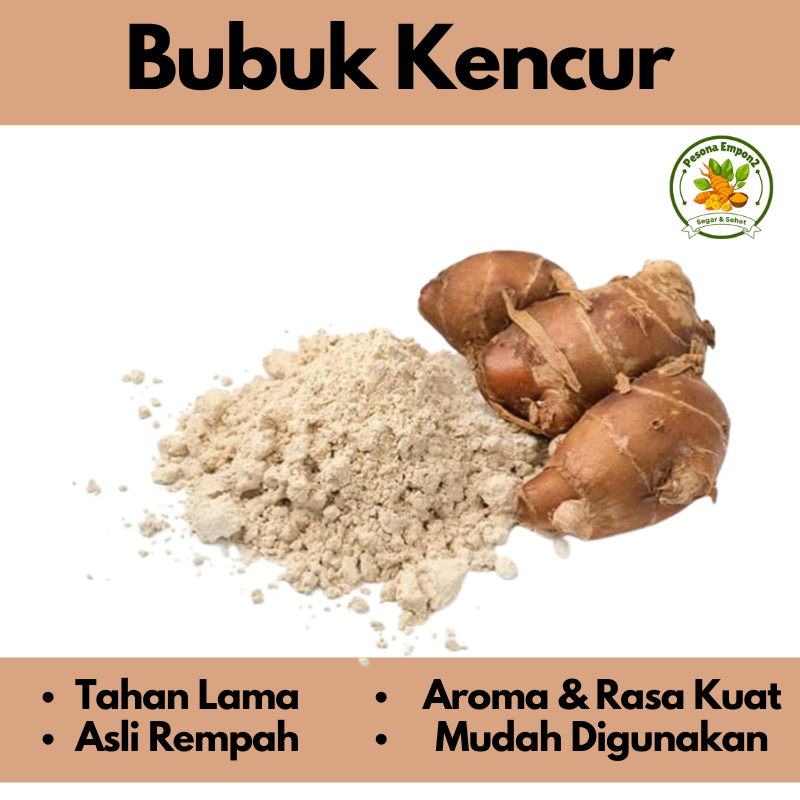 

Bubuk Kencur Super Asli Grade A Original Alami Murni Tanpa Campuran