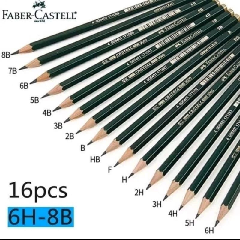 

Pensil 2B Faber-Castel Pencil Kayu Faber-Castel 2B Isi 12 Pcs CV4