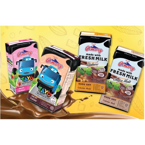 

CIMORY Susu UHT 125ml (Coklat/Strawbery/Marie Regal)
