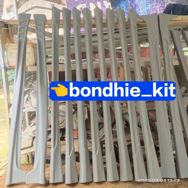 bodykit samping /sideskirt Vios gen 2 bahan fiberglass