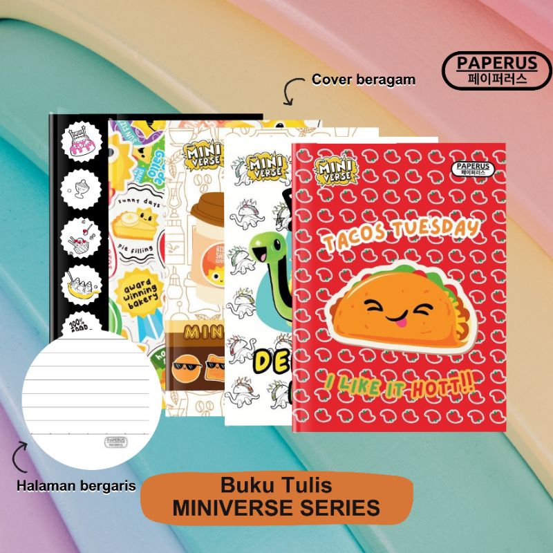 

PAPERUS Buku Tulis / Series MINIVERSE / Buku Tulis Murah