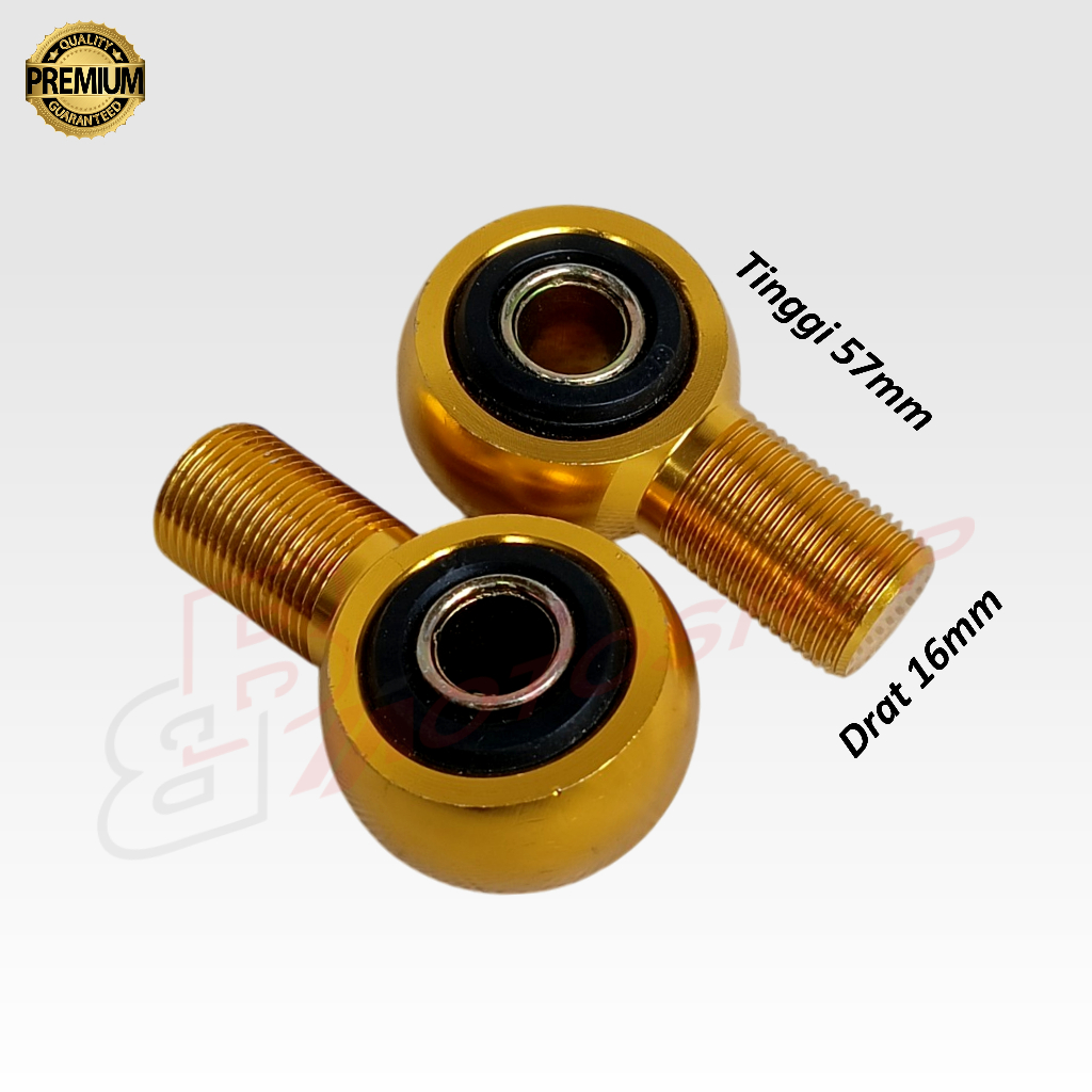 RB Peninggi Shock Belakang Bebek Anting Shock Bebek Satu Set Tinggi 57mm, 75mm, 85mm Drat 16mm Dan