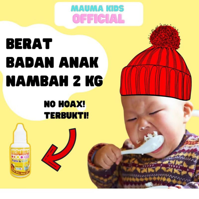 Mauma Kids Madu Anak Vitamin Nafsu Makan Balita | Suplemen Nafsu Makan - Madu Mauma Kids