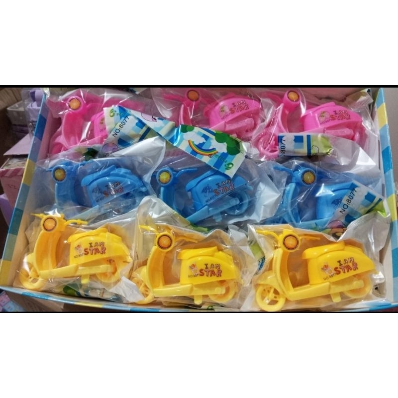

Rautan Unik Bentuk Motor Pespa || Rautan Lucu 36pcs || Rautan Bear