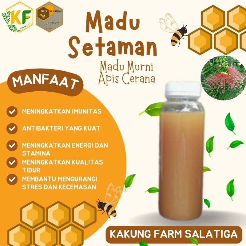 

Madu Murni - Madu Kaliandra - 250 gr - Madu Setaman - Pure Honey - Madu