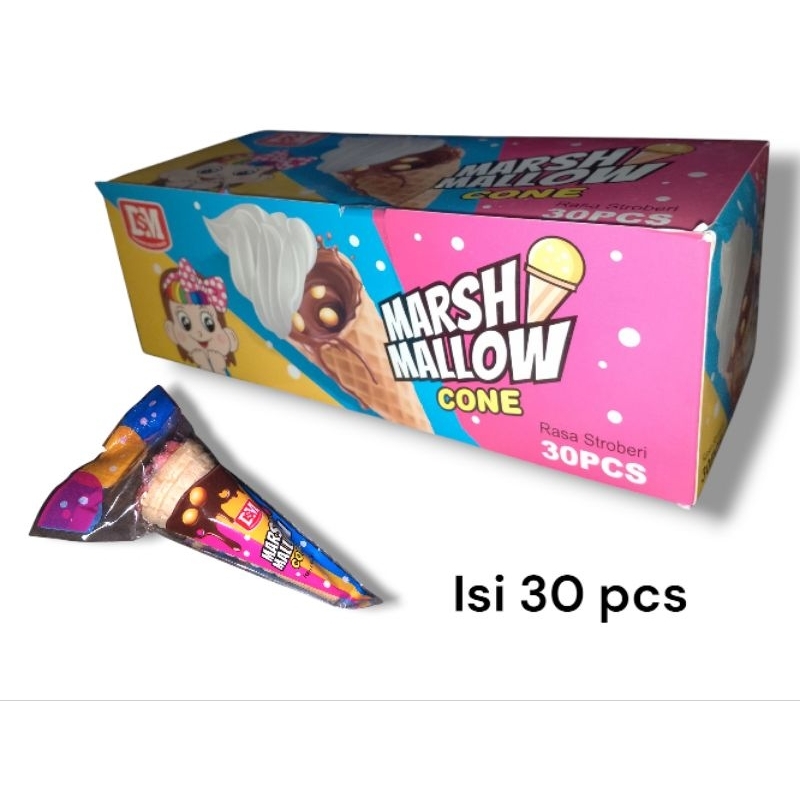 

Marsmellow cone ice cream