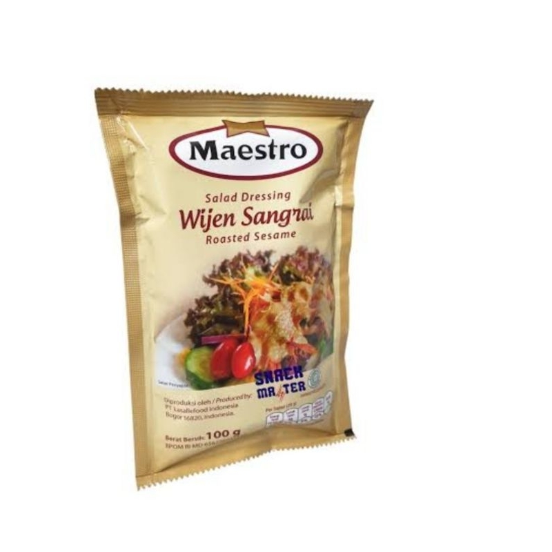 

Maestro Wijen Sangrai roasted sesame 100gr