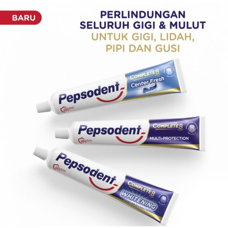 Pepsodent Pasta Gigi Complete 8 All Varian