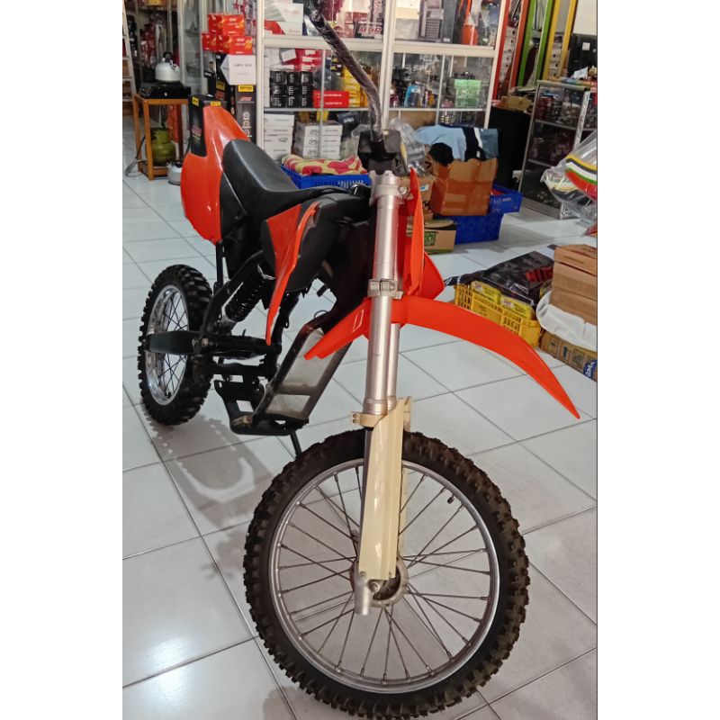 Rangka KTM 85 + Up Side down + Monoshock.