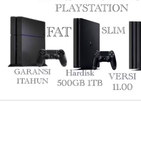 Playstation/ Ps4 Slim Hdd 500GB /HDD 1TB FULLGAMES