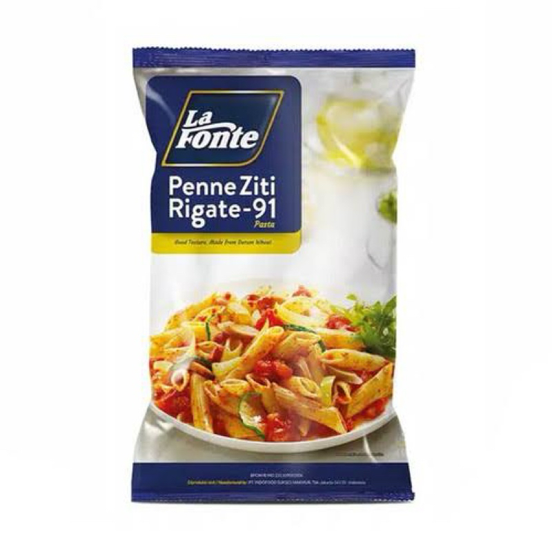 

LA FONTE Pasta Penneziti Rigati-91 @450 Gram