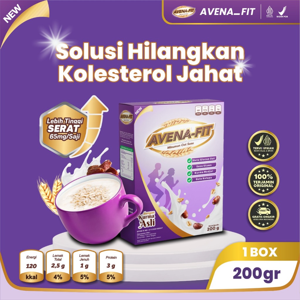 

Shakamori - Avena Fit Sereal Sehat Menghilangkan Kolesterol Jahat
