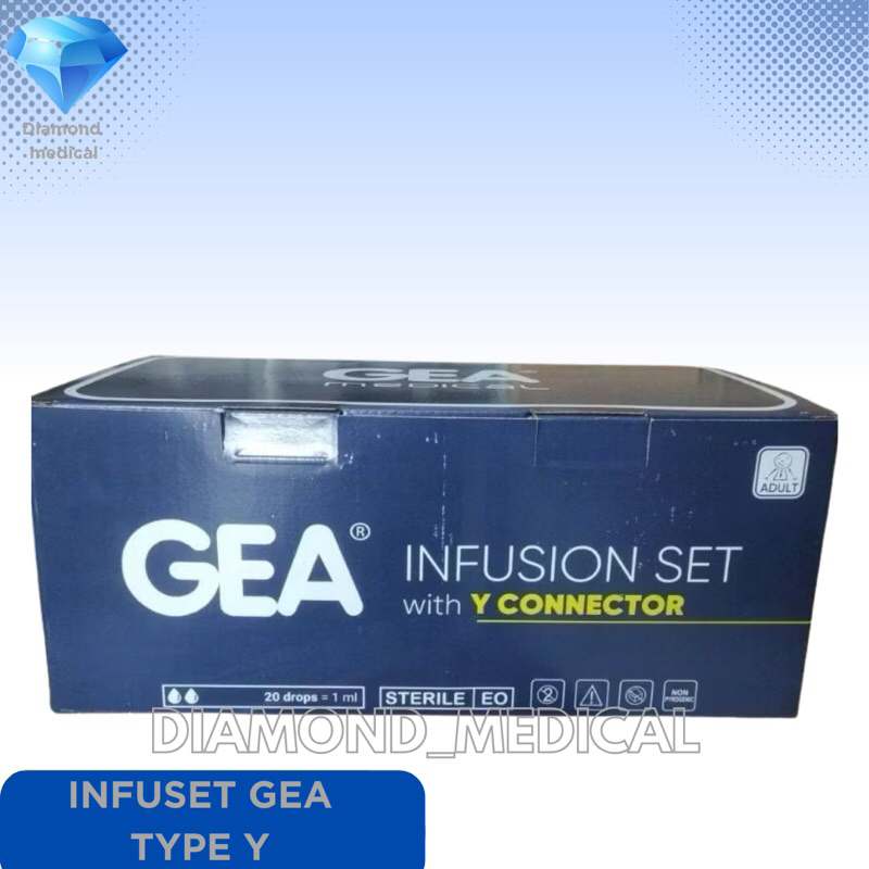 infuset gea dewasa type Y isi 50 / infuset TYPE Y gea isi 50