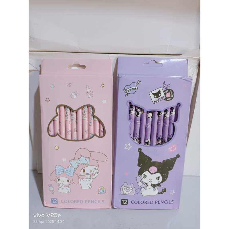 

pensil warna motif sanrio