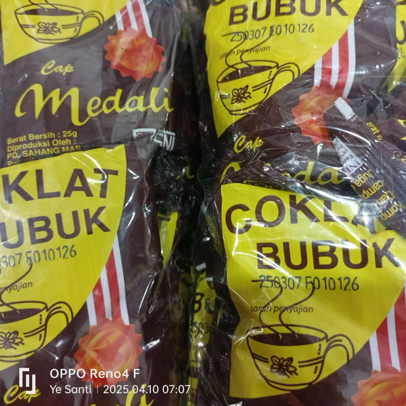 

Coklat Bubuk Medali 25g