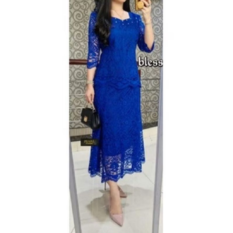 Stelan Semi Prancis/ Kebaya Brokat kekinian