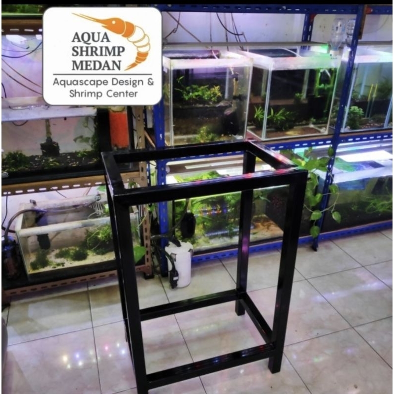 Rak Besi Aquarium 60x40x80cm