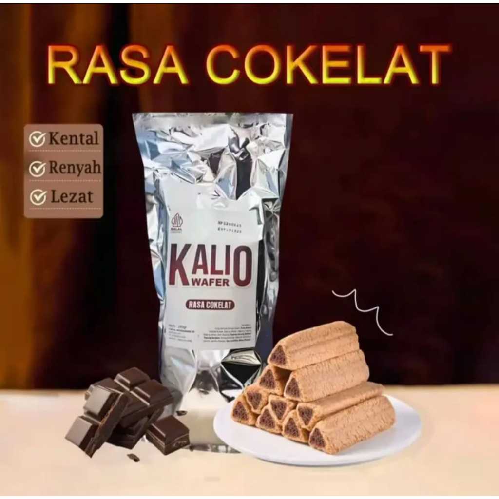 

QH Wafer KALIO / Snack Biskuit Coklat kalio Taiko Stick/Snack Rasasusu/Camilan Cokelat