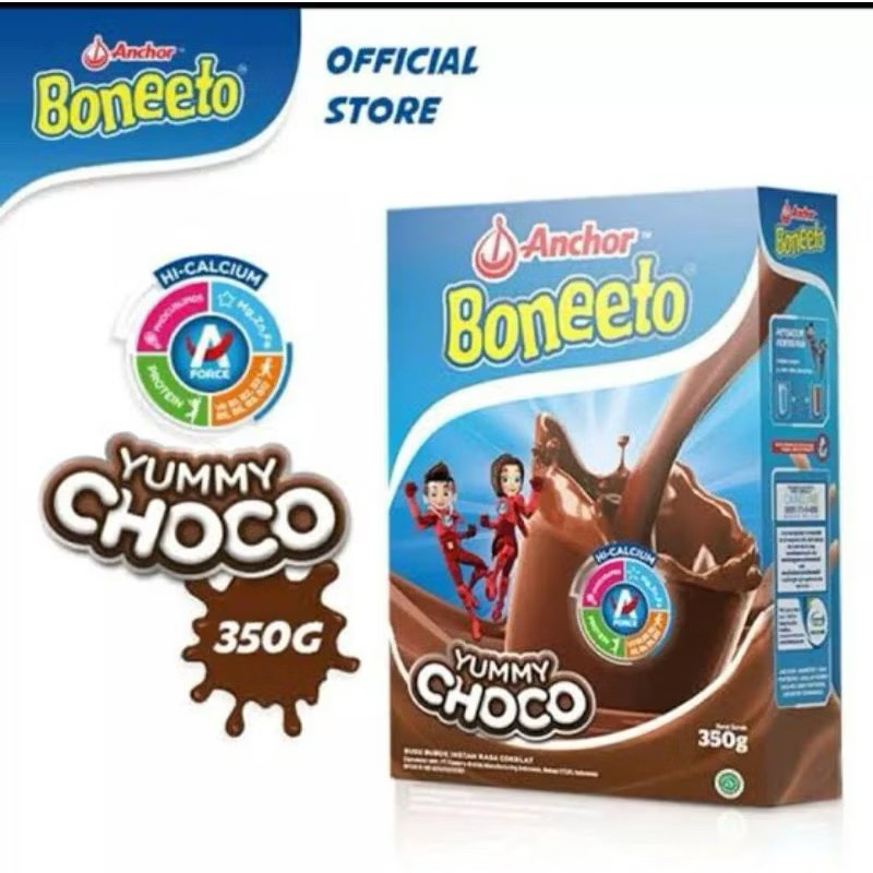 

Boneeto Susu Bubuk Anak Sekolah Yummy Choco 320g - Nutrisi Pertumbuhan Anak untuk Daya Pikir dan Tubuh Aktif