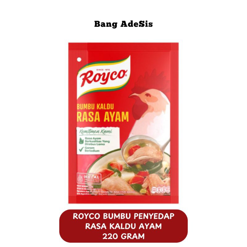 

Bang AdeSis • Royco Kaldu Ayam 220g - Bumbu Penyedap Rasa Ayam || Kalimantan Barat