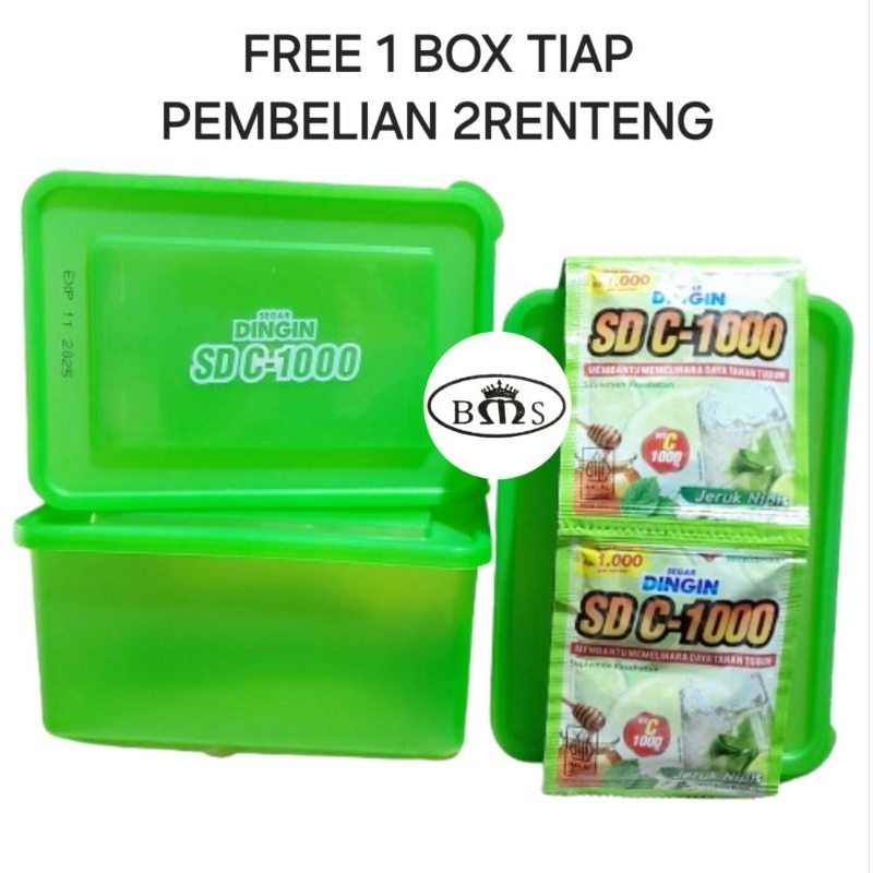 

SEGAR DINGIN SD C-1000 Rentengan @7gr x 12