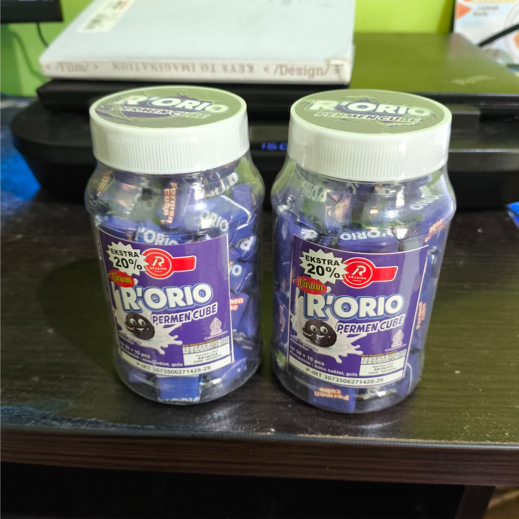 

Permen Coklat R'orio Cube Candy isi 60 pcs