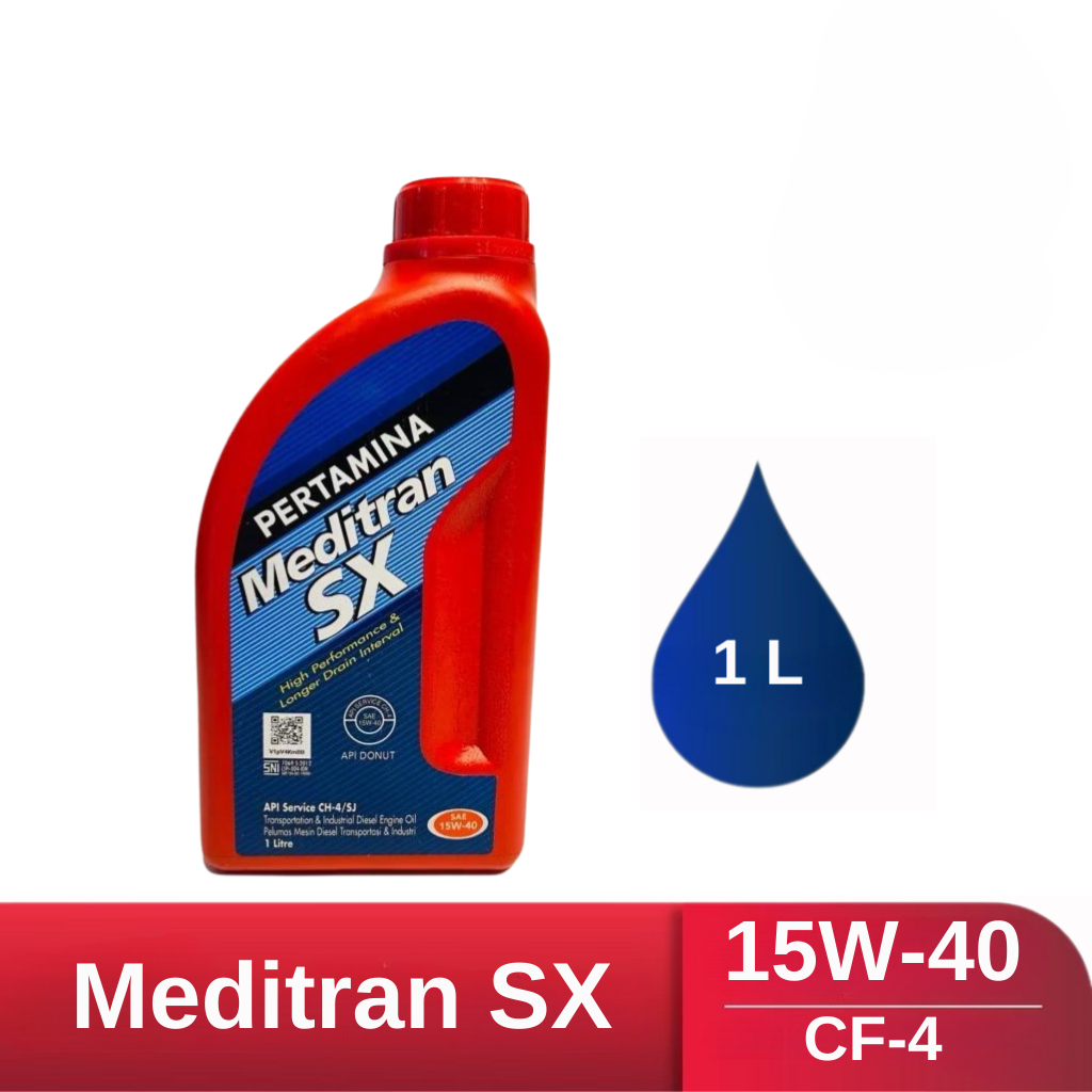 Share: OLI MEDITRAN SX 15W-40 1 LITER ORIGINAL PERTAMINA / MEDITRAN SX 1 LITER