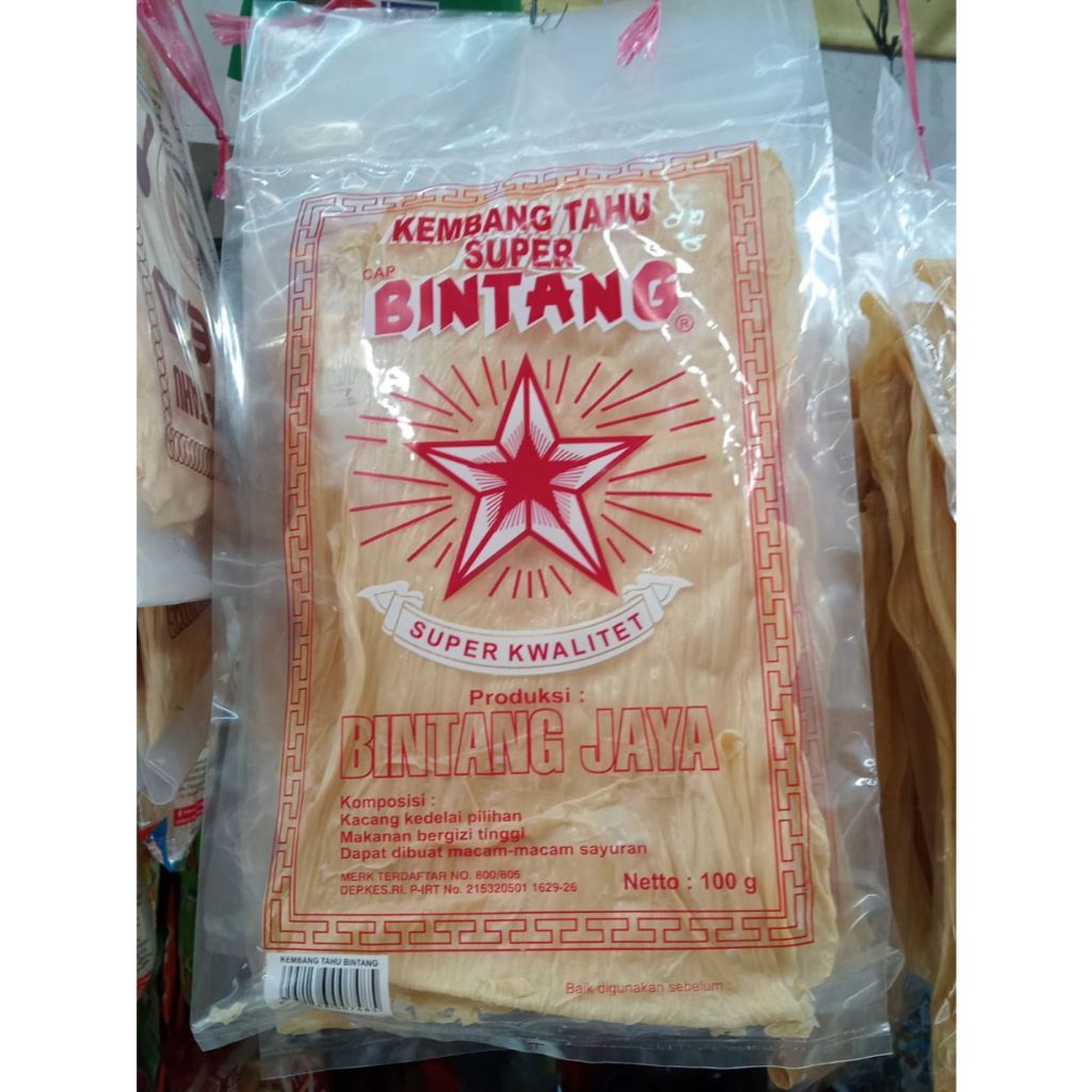 

Kembang Tahu Super Bintang berat/isi 100gr