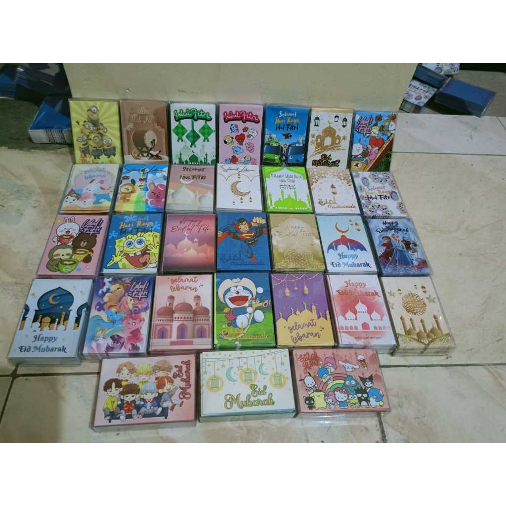 

TERMURAH Amplop Lebaran Motif Kartun Karakter Lucu