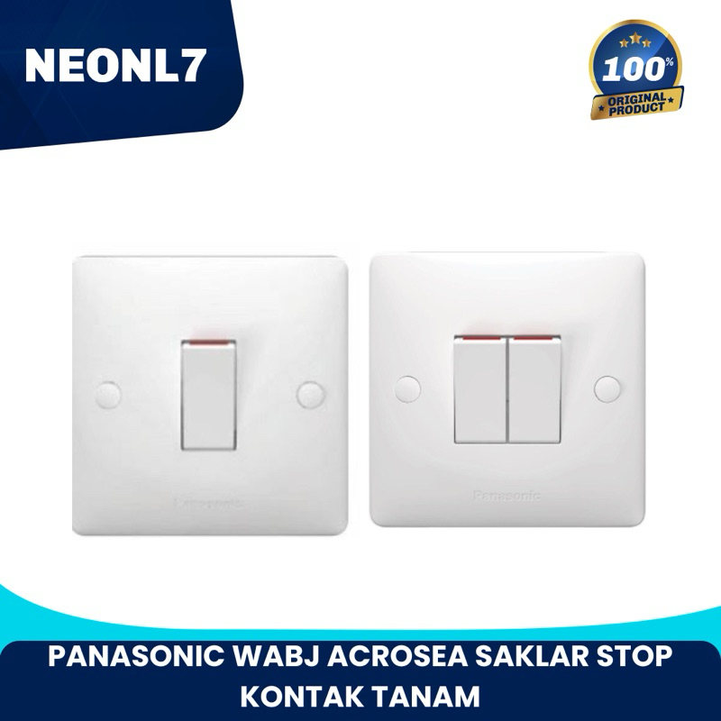 PANASONIC WABJ ACROSEA SAKLAR STOP KONTAK TANAM