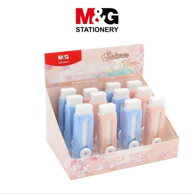 

M&G Eraser Sliding Penghapus Push Sakura Time AXPQ4275 Satuan