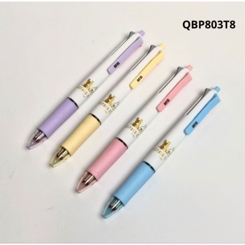 

M&G Bollpoint 4 Warna GASPARD ET LISA QBP803T8 0.7mm Satuan