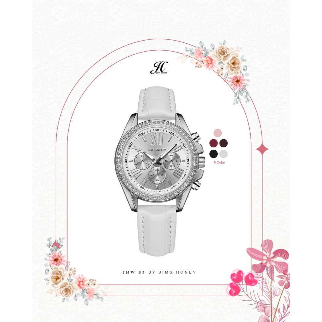 JHW 35 (FREE BOX) JAM TANGAN JIMS HONEY BANJARBARU (BISA COD)
