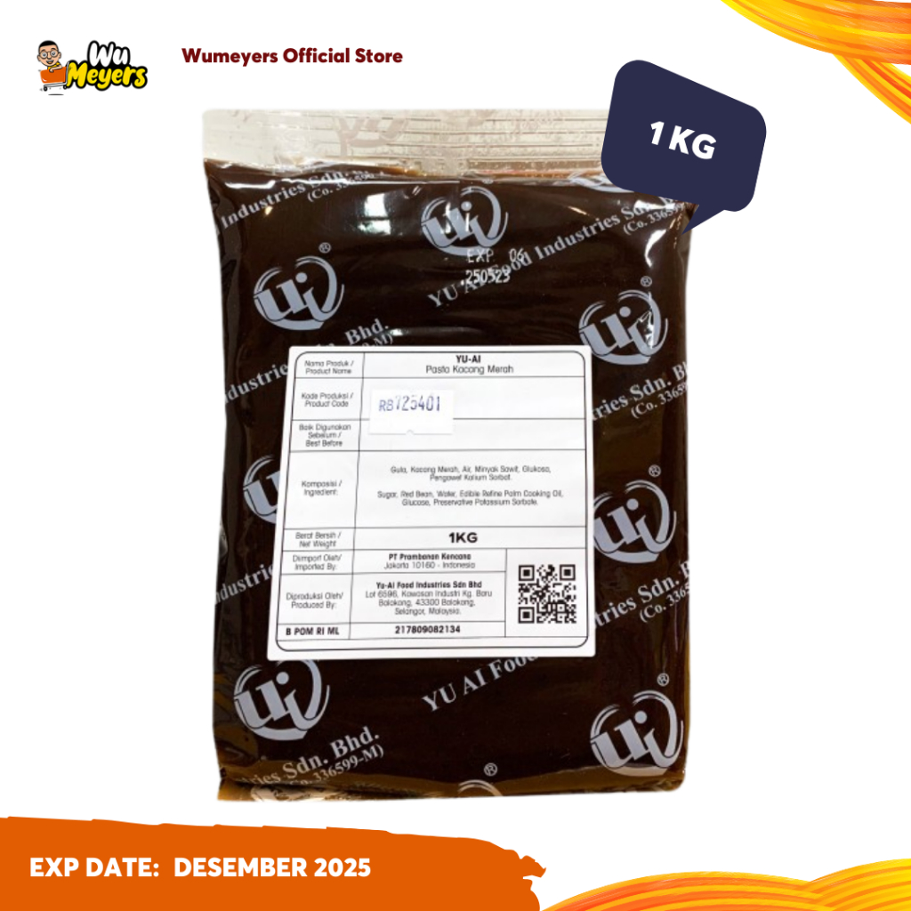 

Yu-Ai Red Bean Paste - Pasta Kacang Merah 1kg