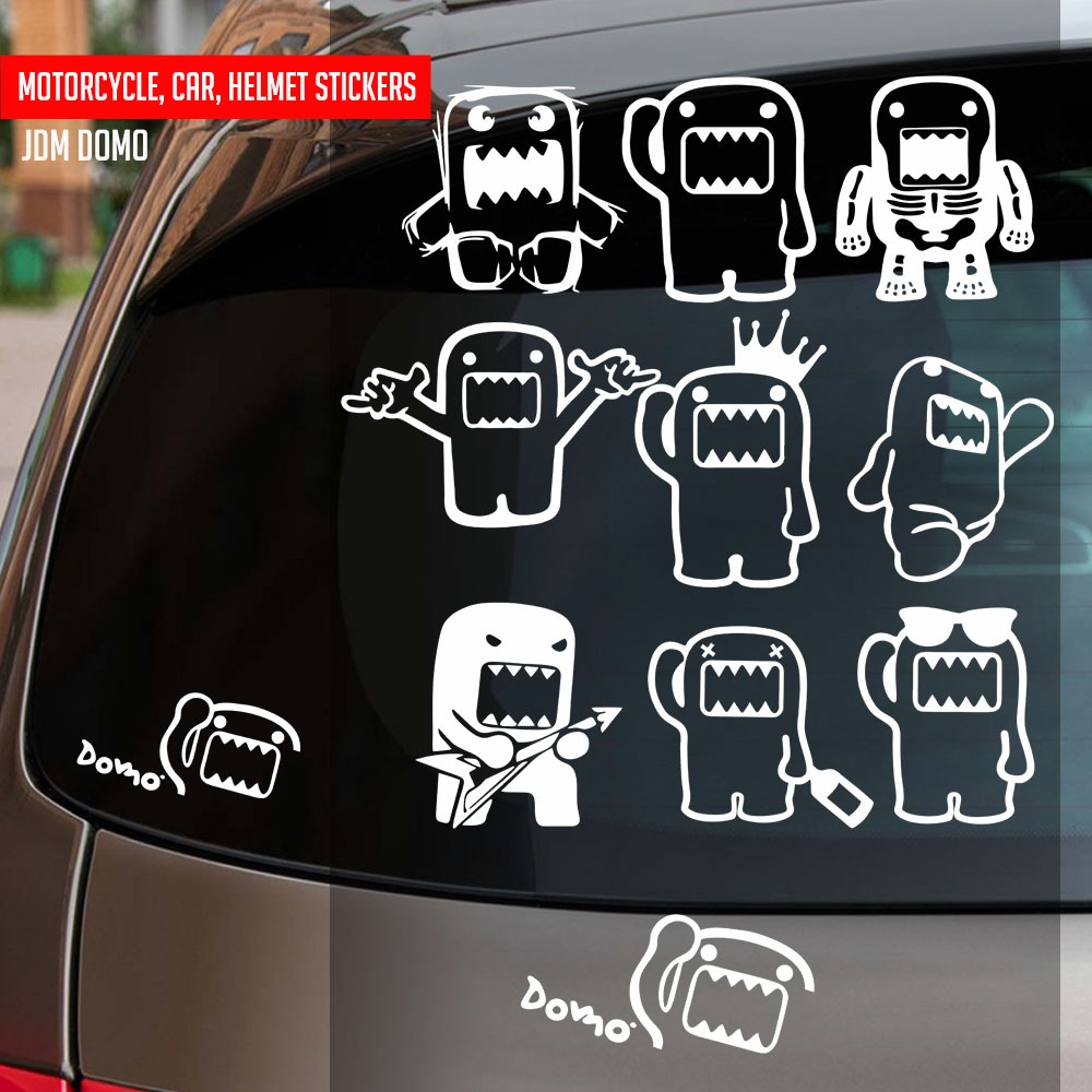 Sticker Mobil JDM DOMO Japan toyota honda nissan