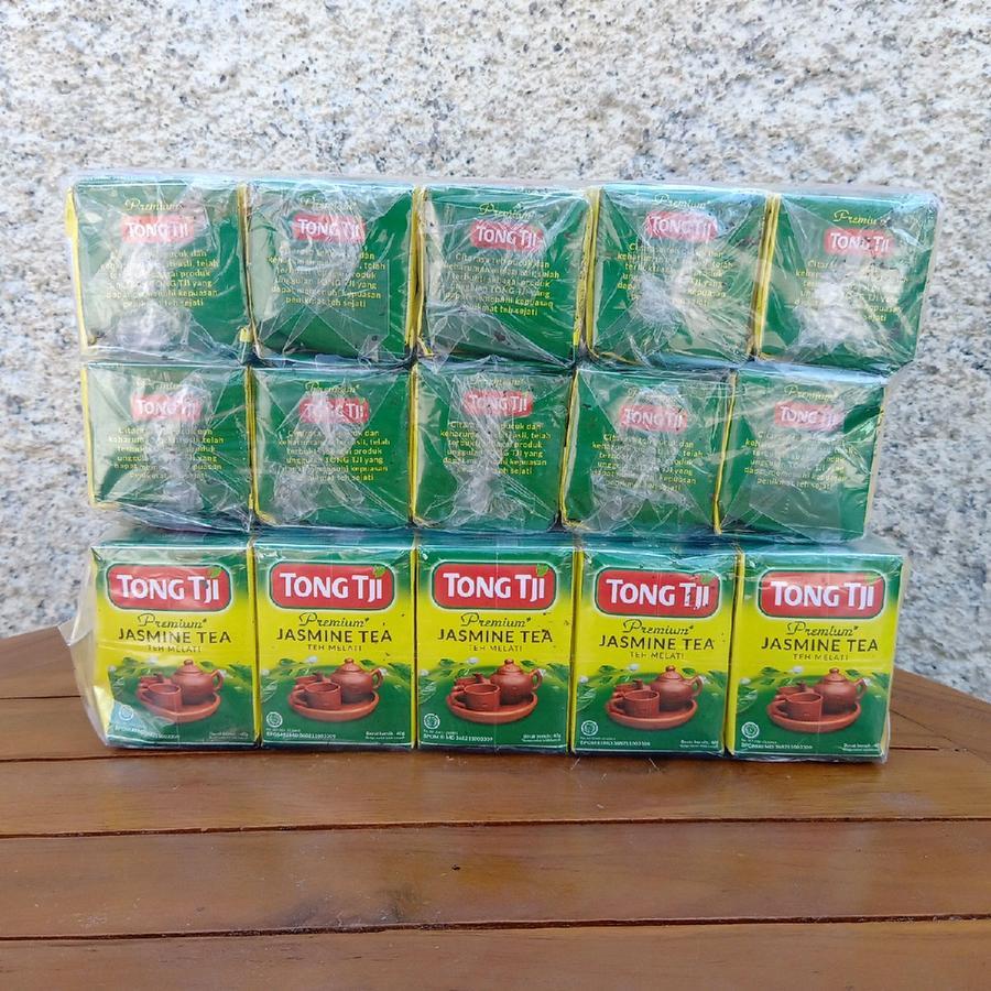 

TONGTJI PREMIUM JASMINE TEA (bungkus HIJAU) 1 SLOP ISI 10 @40gram NON GELAS