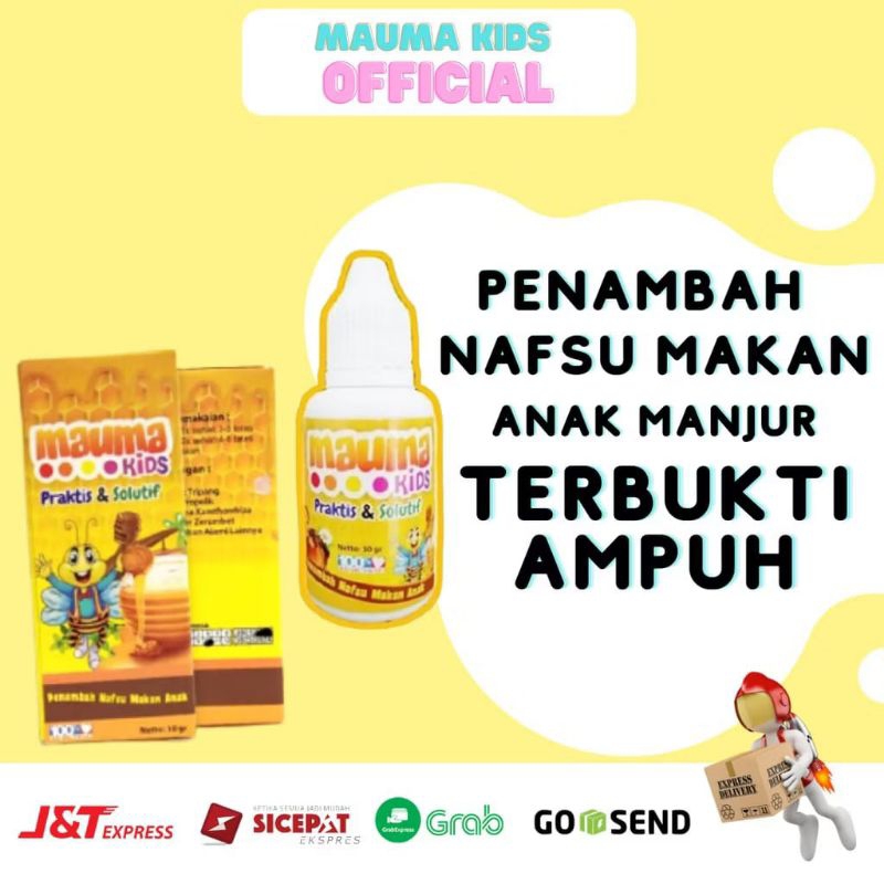 Mauma Kids Madu Anak Suplemen Vitamin Nafsu Makan Balita/Bayi | Madu Mauma Kids GARANSI.