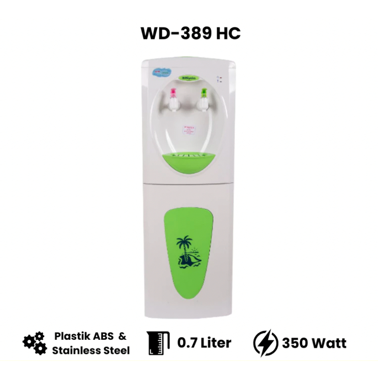 Miyako Dispenser Air WD-389 HC - Dispenser Air Panas dan Dingin