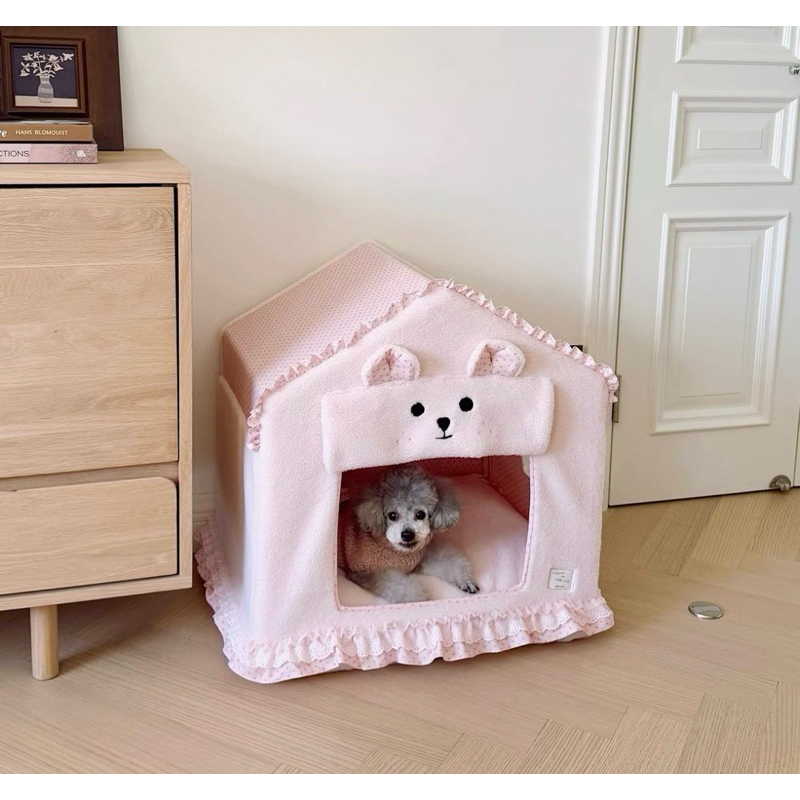 Nifty Fairy pink tent ranjang premium korea anjing kucing