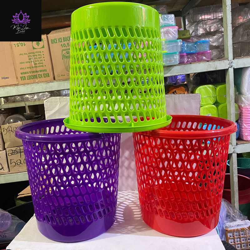 promo keranjang sampah happy panda, keranjang sampah bagus, keranjang sampah warna cerah, keranjang 