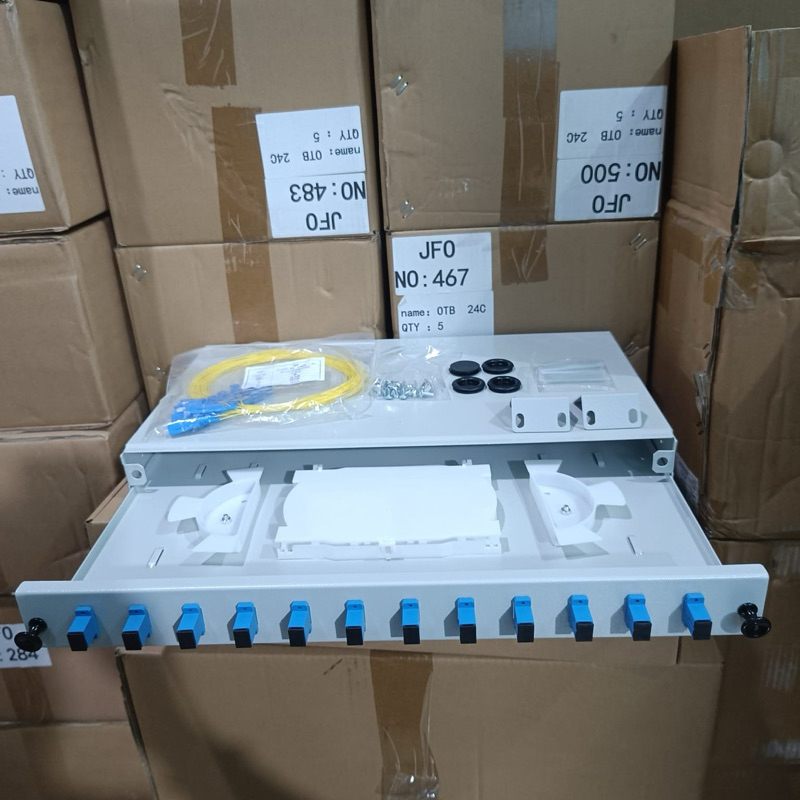Otb 12 core lengkap pigtail adaptor upc | otb 12 core lengkap | otb 12c lengkap | otb 12c