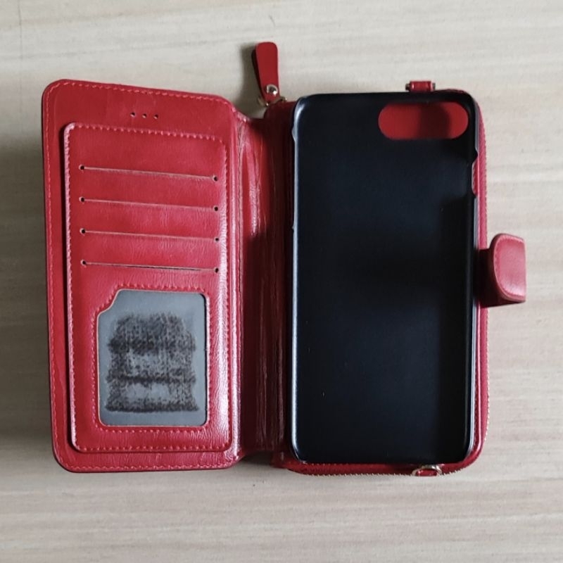 Casing Dompet HP iPhone 6+ 7+ Plus - DEFECT