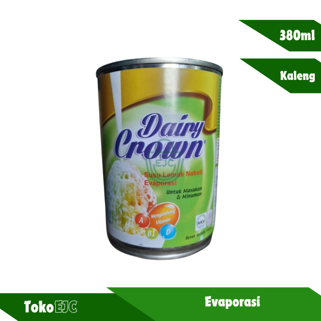 

Dairy crown susu lemak nabati evaporasi 380ml