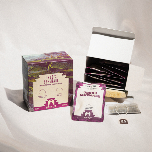 

Ubud Serenade Tea Blend Denyut | Earl Grey, Mint, Chamomile, Pandan