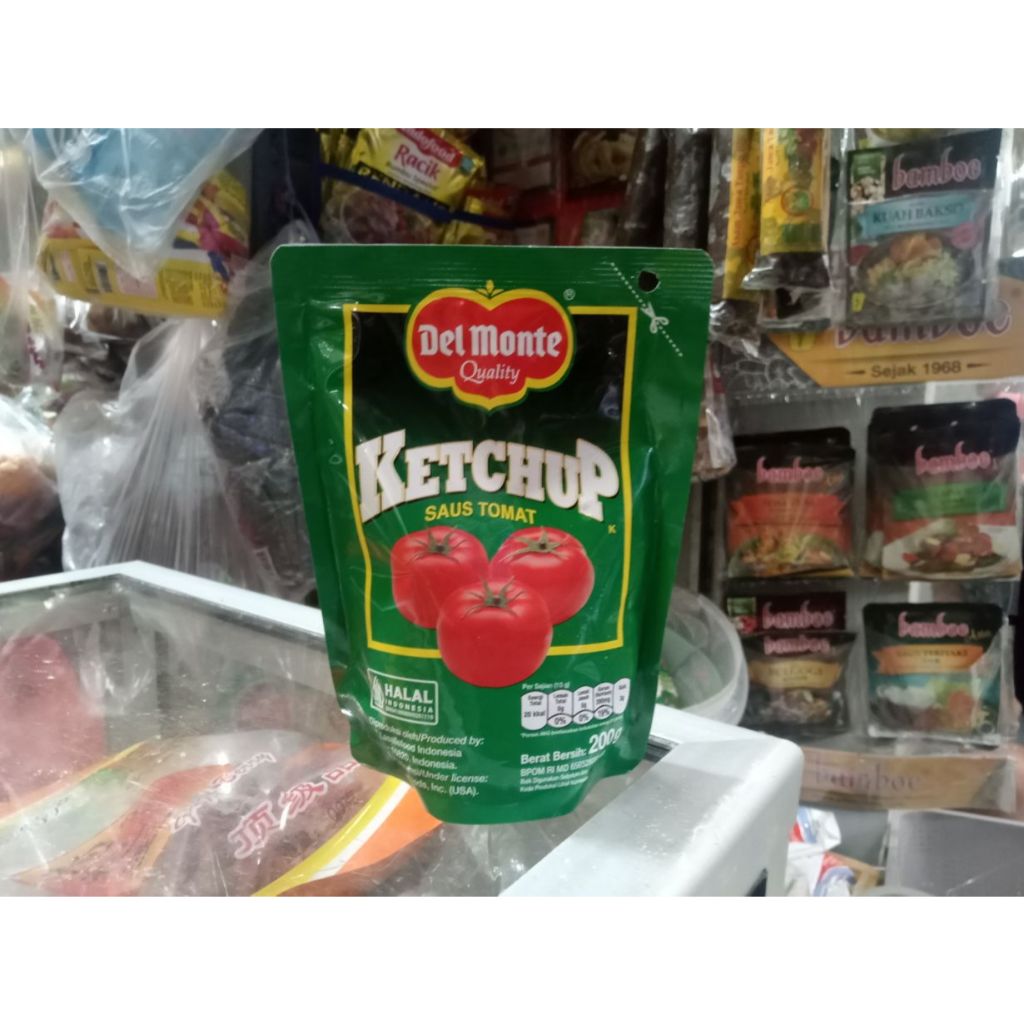 

Del Monte Saus Tomat Refill berat/isi 200gr