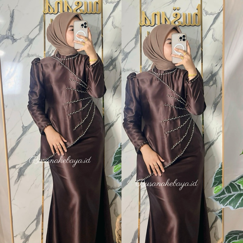 TERBARU!!! DRESS CAKAR GAMIS PESTA SIMPLE DAN ELEGAN