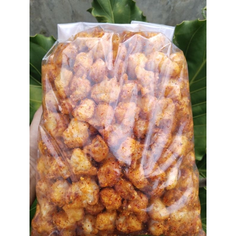 

siomay mini kering pedas extra daun jeruk isi 1kg