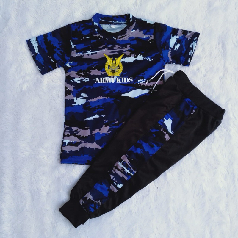 BAJU TRAINING ANAK TNI / BAJU LORENG ANAK / TRAINING LORENG ANAK