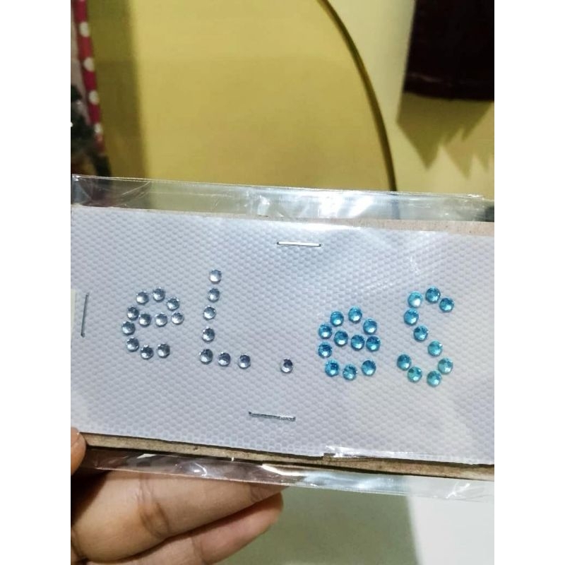 Logo swarovski copy look like EL. ES untuk gamis/khimar/jilbab/masker