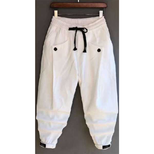NEW CELANA JOGGER PRIA WANITA CELANA OLAHRAGA JOGGER PANTS TRENDY PUTIH POLOS TERBARU